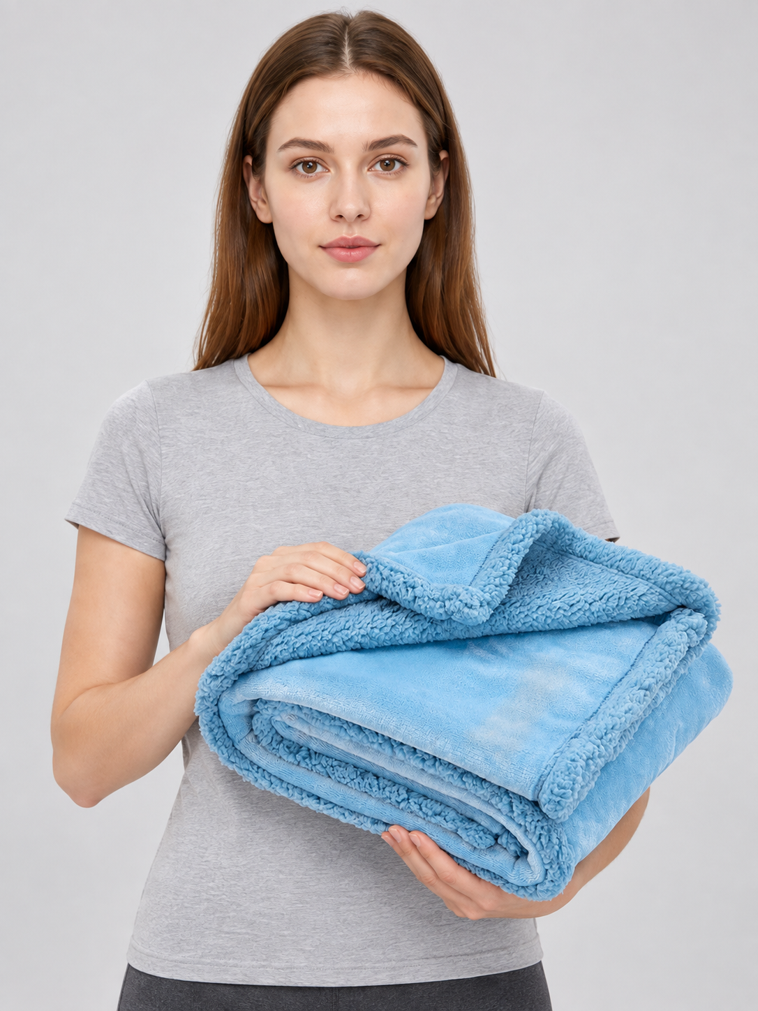 Reversible Sherpa-Pile Pet Blanket Wearable Blankets detail 2