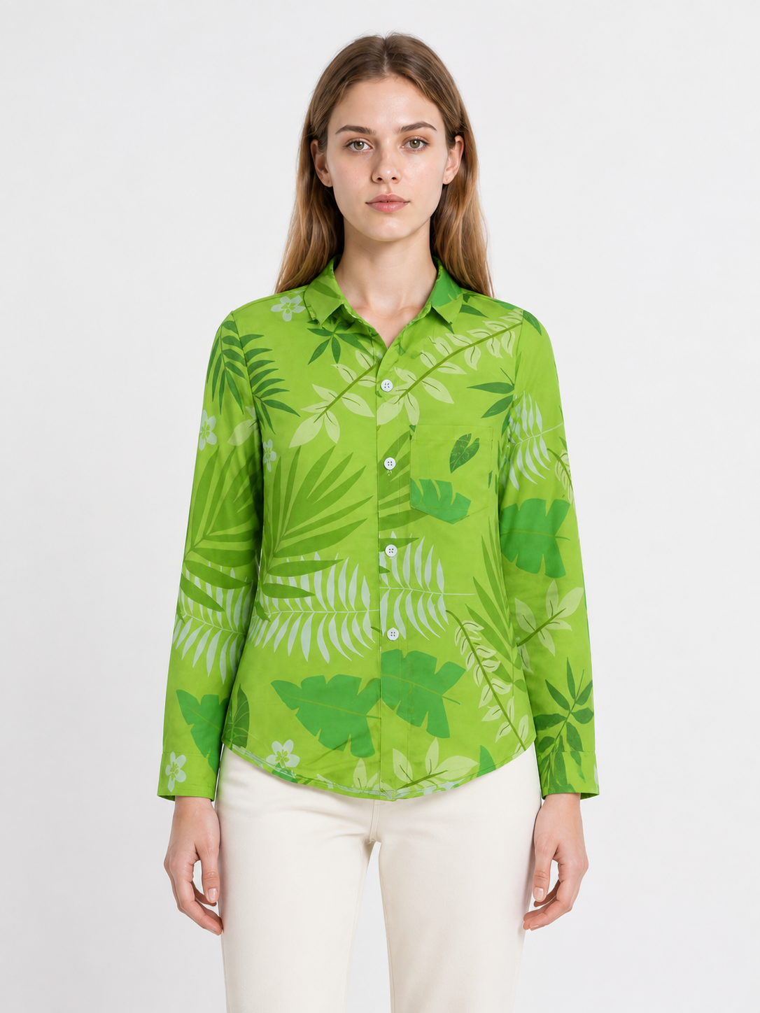 Nick Cosplay Shirt, Green, with Print Costumes detail 3