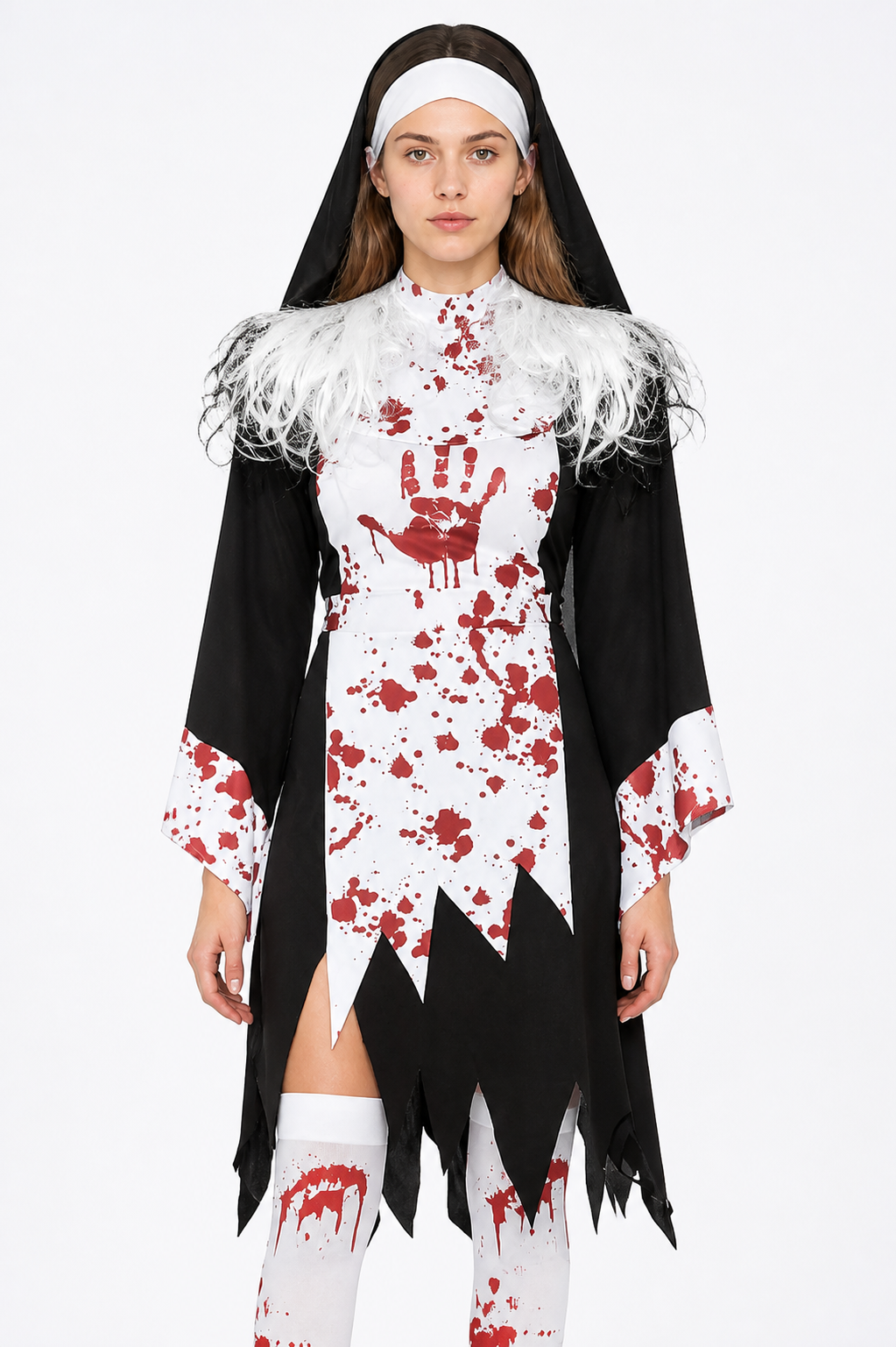Costume with Bloodstains and a Jagged Hem Costumes detail 3