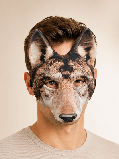 Carnival Wolf Head Mask for Halloween Costume Masks detail 2