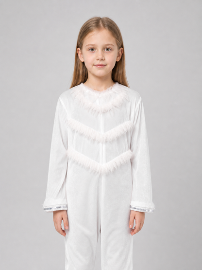 Children’s sheep costume, hooded jumpsuit