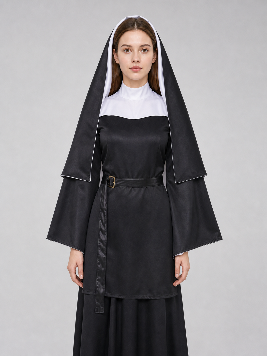 The Nun Cosplay Costume, Black-and-White Look