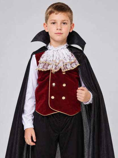 Children’s Vampire Costume with Jabot product detail 2