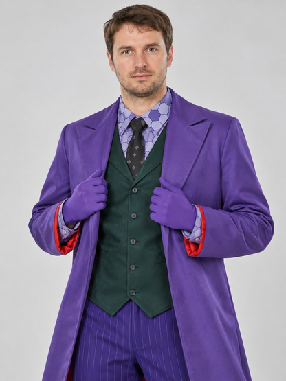 Purple Carnival Costume with Vest and Tie