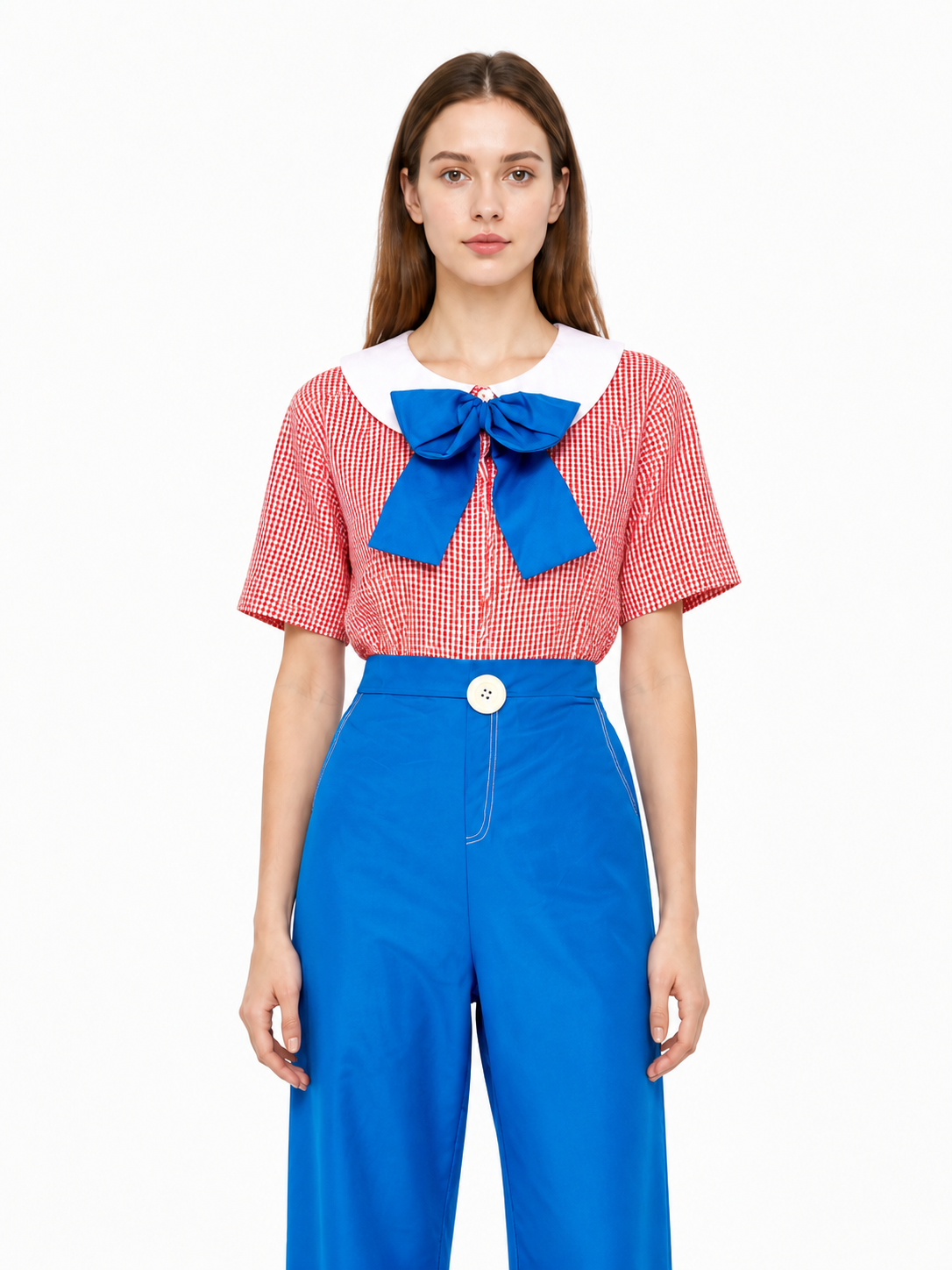 Clown Costume with Pants and a Large Bow Tie Costume Accessories detail 2