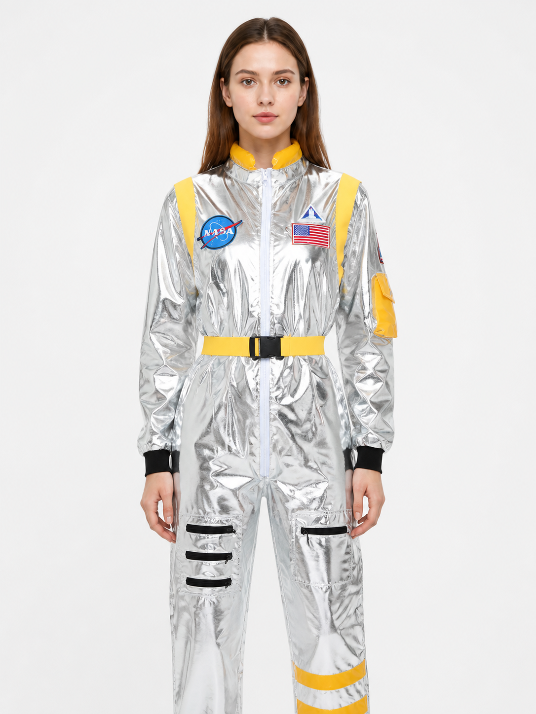 Astronaut Jumpsuit with Emblems and Pockets product detail 3