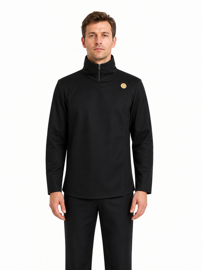 Jujutsu Kaisen Cosplay: Gojo and Itadori, Black, S-XXL upper body view