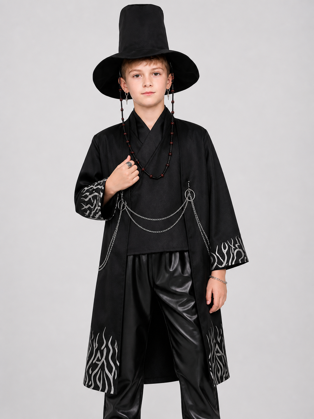 Demon Hunters Cosplay Costume, Black, Gothic Costumes detail 3