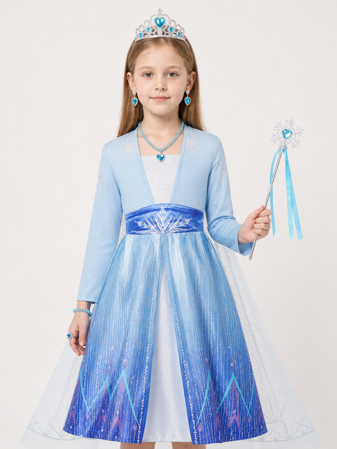 Blue Princess Costume for Halloween and Cosplay