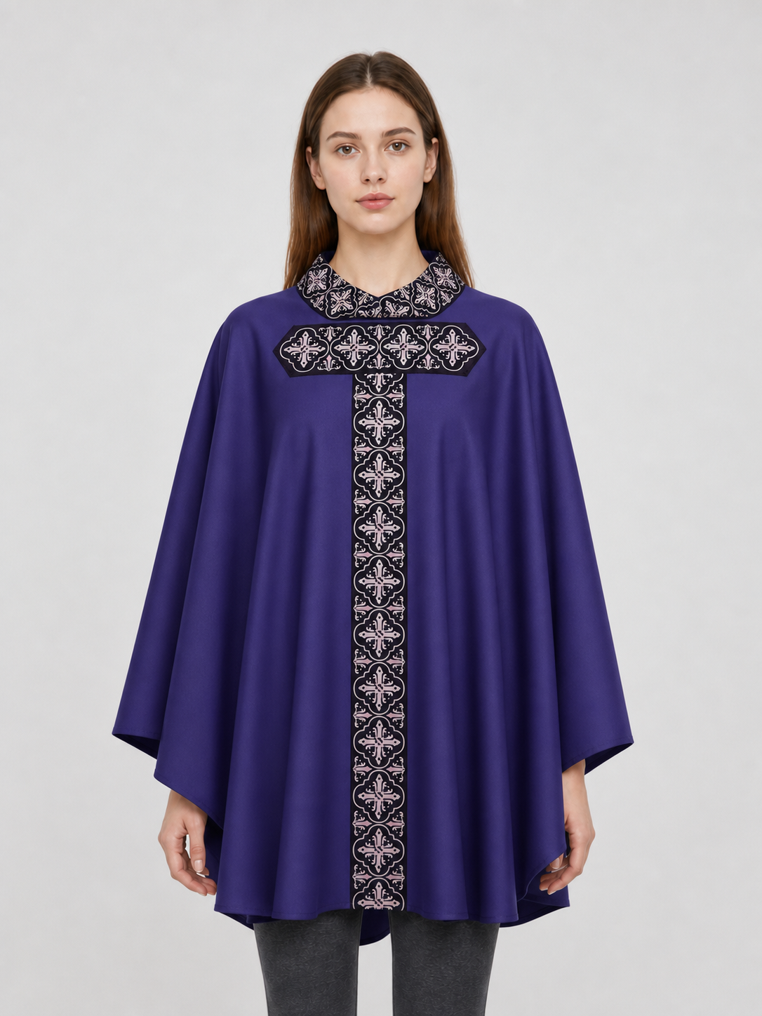 Cosplay Robe with Geometric Pattern