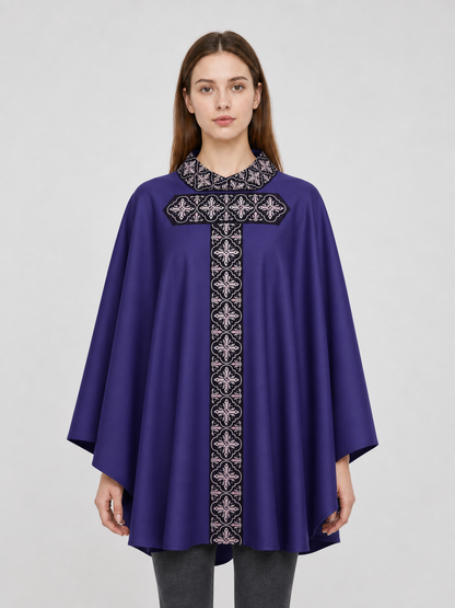 Cosplay Robe with Geometric Pattern