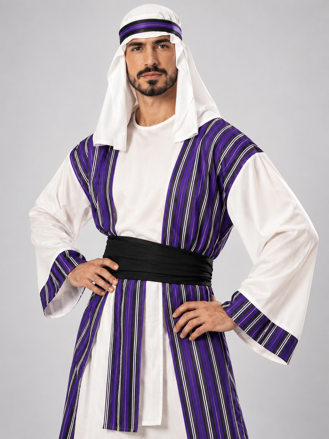 Arabian Carnival Costume with Robe and Headpiece