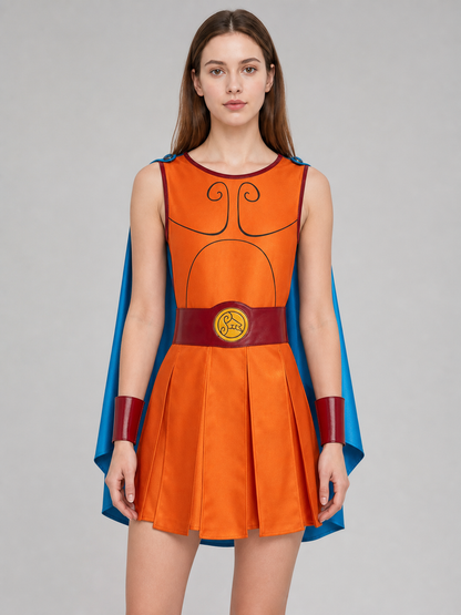 Hercules Cosplay Costume with Cape, Belt, and Bracers