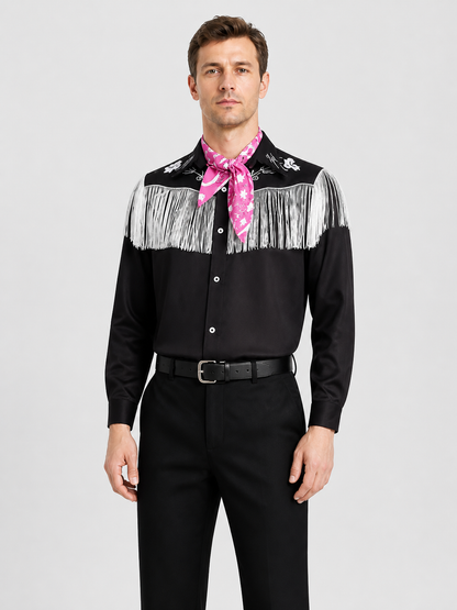 Barbie Ken Cosplay Costume, Western, 2-Piece, Fringe Costumes detail 3