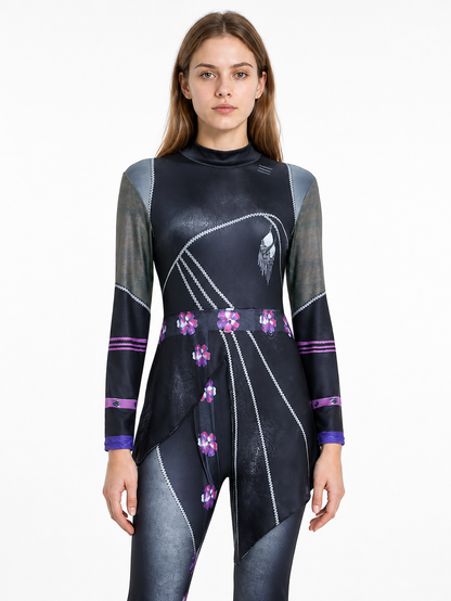 High-Neck Cosplay Jumpsuit Costumes detail 3