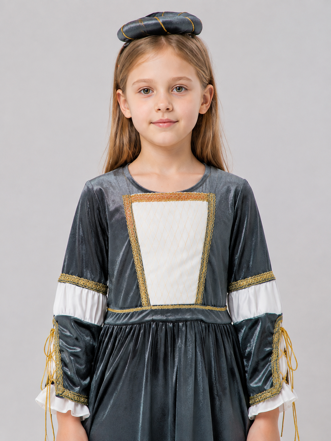 Long Medieval-Style Carnival Dress Costume Dresses detail 2