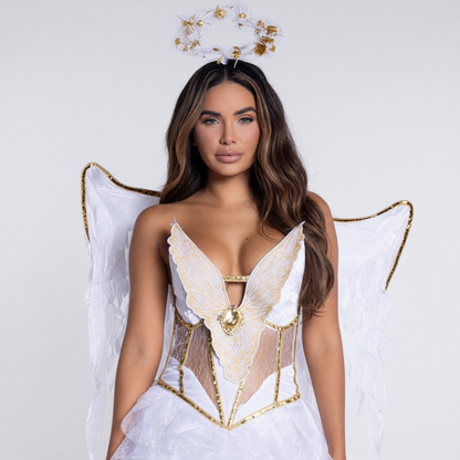Angel Stage Costume with Wings and Halo