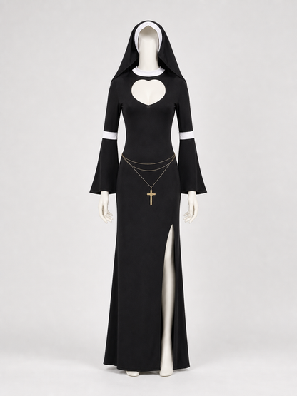 Religious-Themed Hooded Cosplay Costume