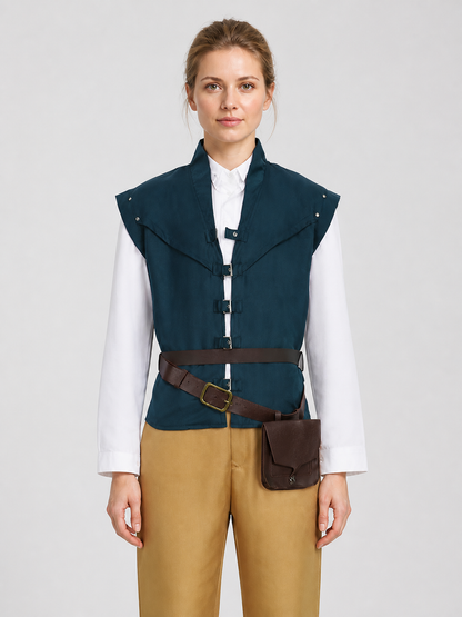 Flynn Rider Cosplay Costume: Vest, Shirt, Pants, Belt Costumes detail 3