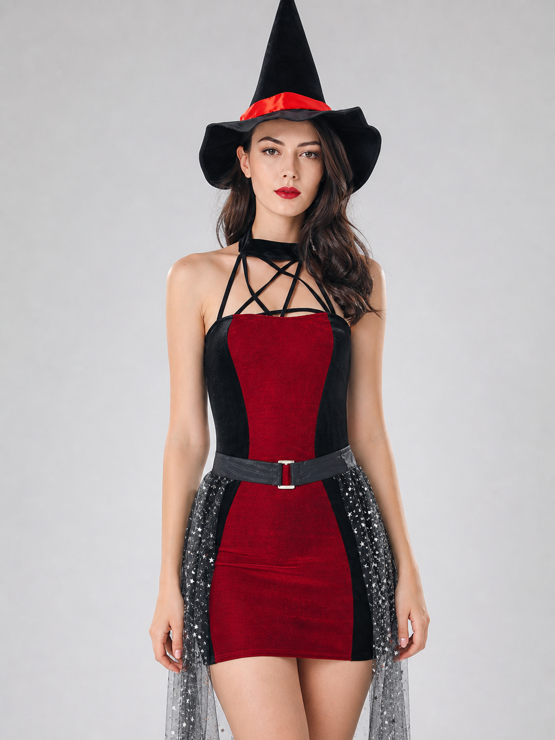 Witch Costume with Hat and Skirt