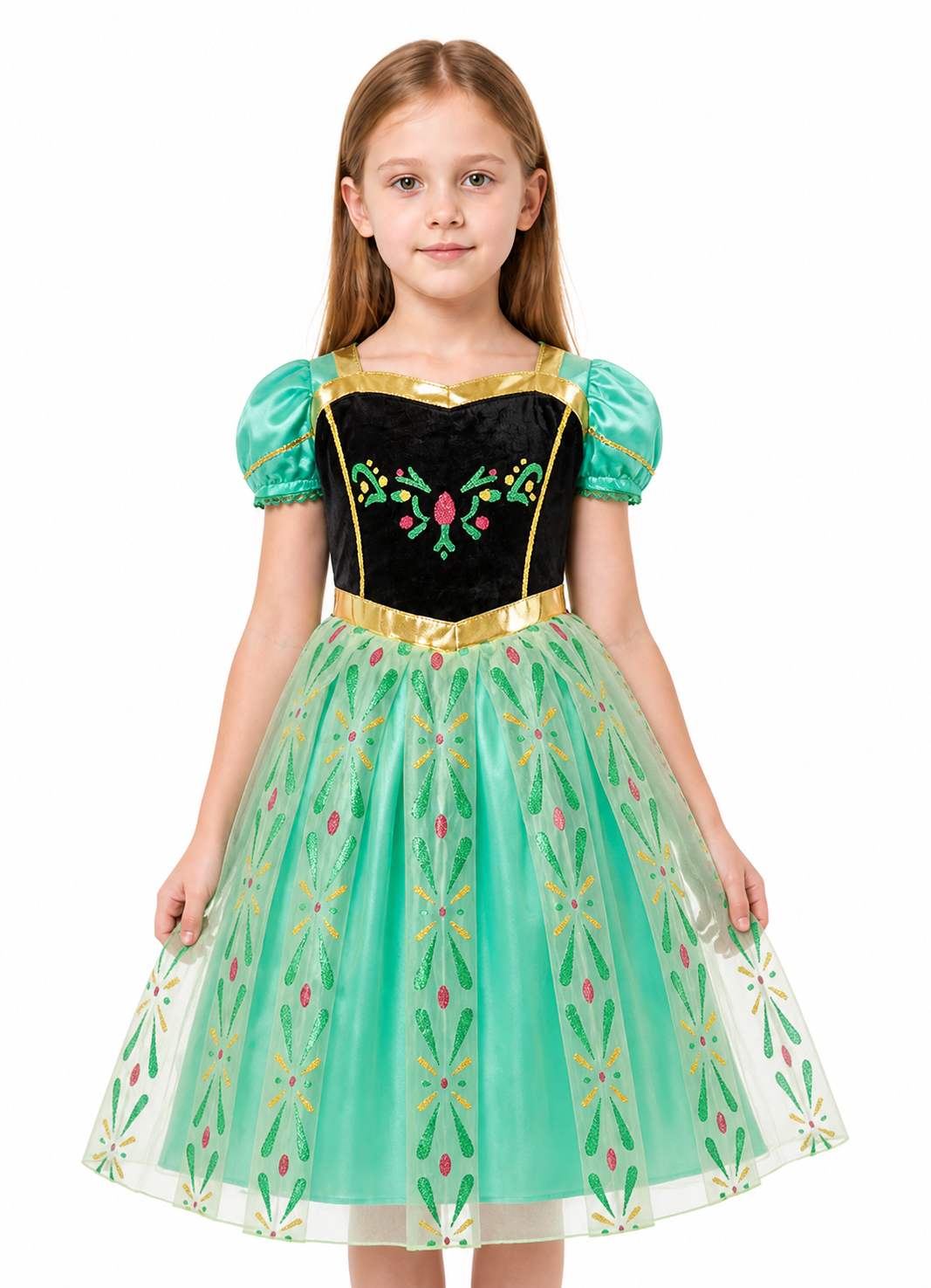 Sequin Carnival Dress with a Full Skirt Costume Dresses detail 3