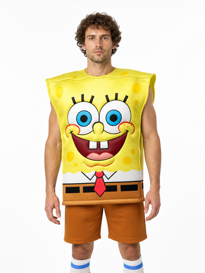 SpongeBob Yellow Carnival Costume Jumpsuit Costumes detail 2