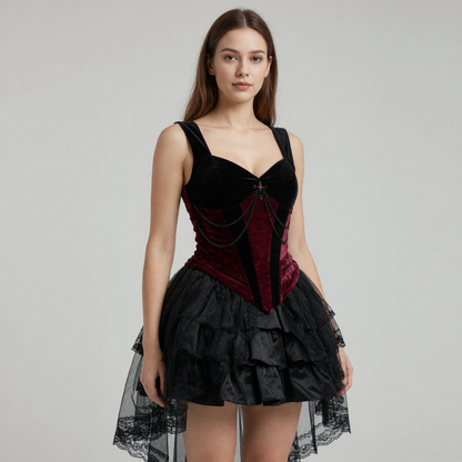 Gothic Death Cosplay Costume Set