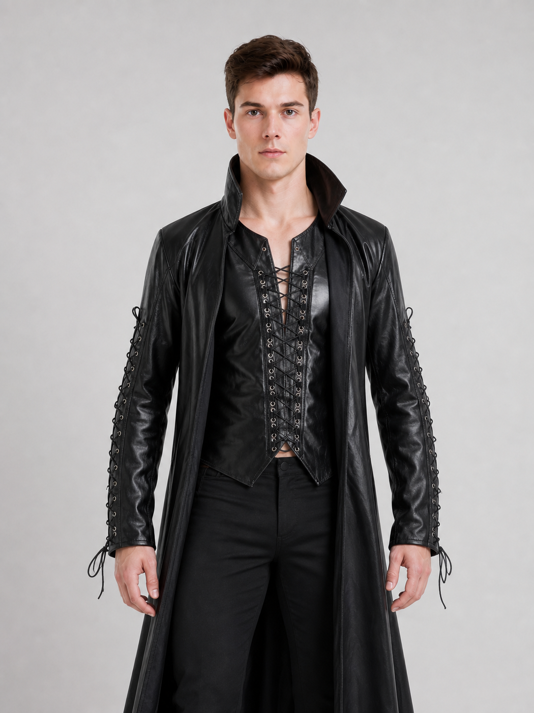 Gothic Vampire Costume: Coat, Vest, and Pants