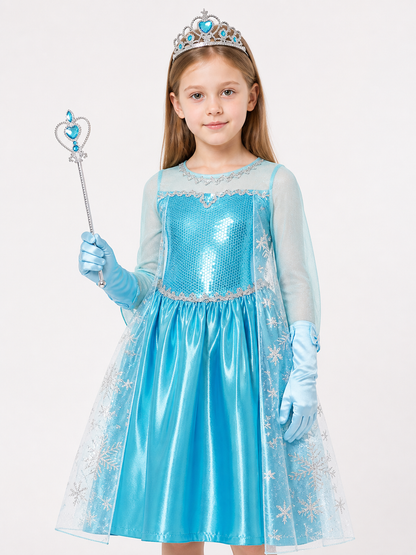 Snow Queen Carnival Costume for Halloween and Cosplay Costumes detail 2