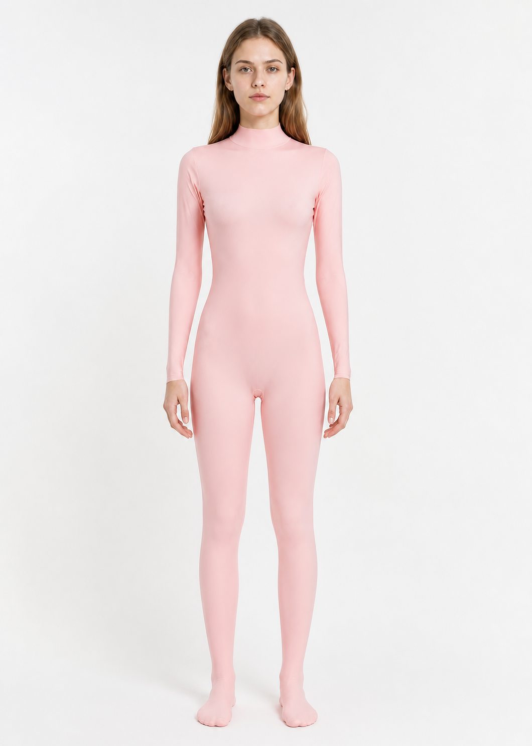 Pink Hooded Jumpsuit with Paws and a Zipper product detail 3