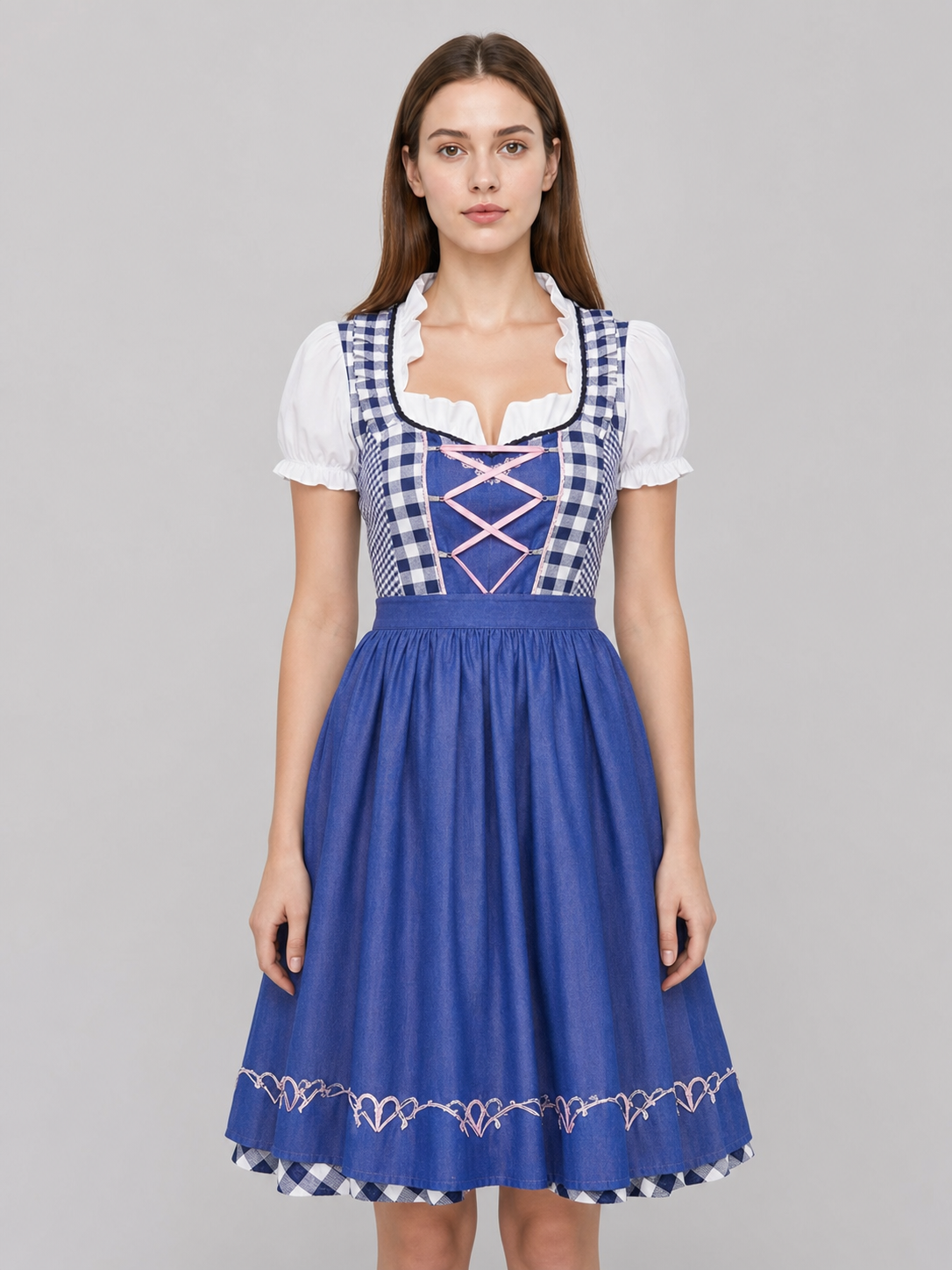Bavarian Dirndl Dress for Oktoberfest and Festivals