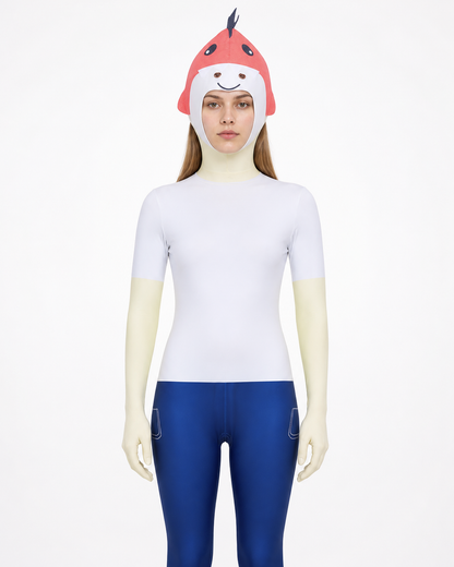 Red Hooded Animal Jumpsuit product detail 3