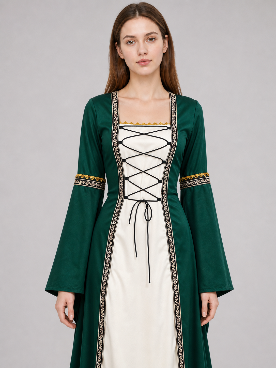 Medieval Renaissance-Style Costume Dress