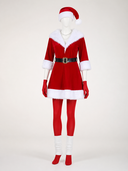 Santa Claus–Style Carnival Costume Set, Red product detail 2