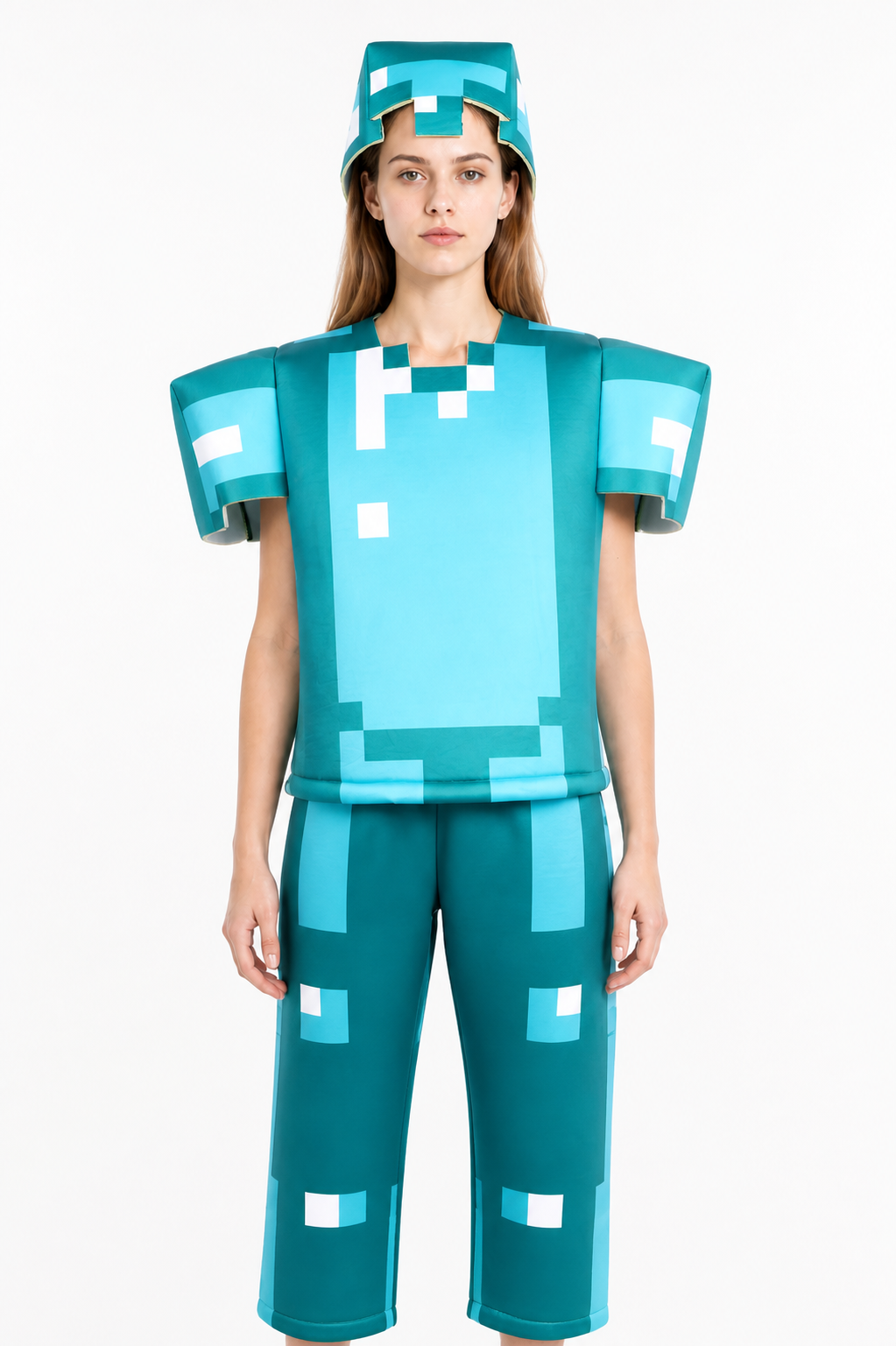Minecraft “Diamond Armor” Costume with Helmet product detail 3