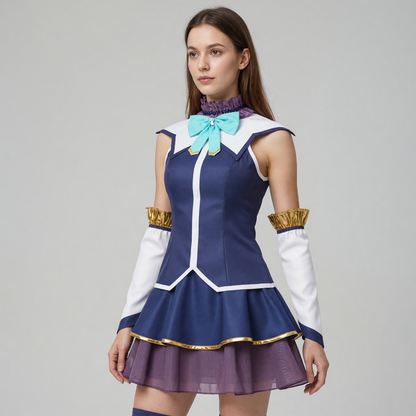 Star Wars-inspired cosplay costume with accessories