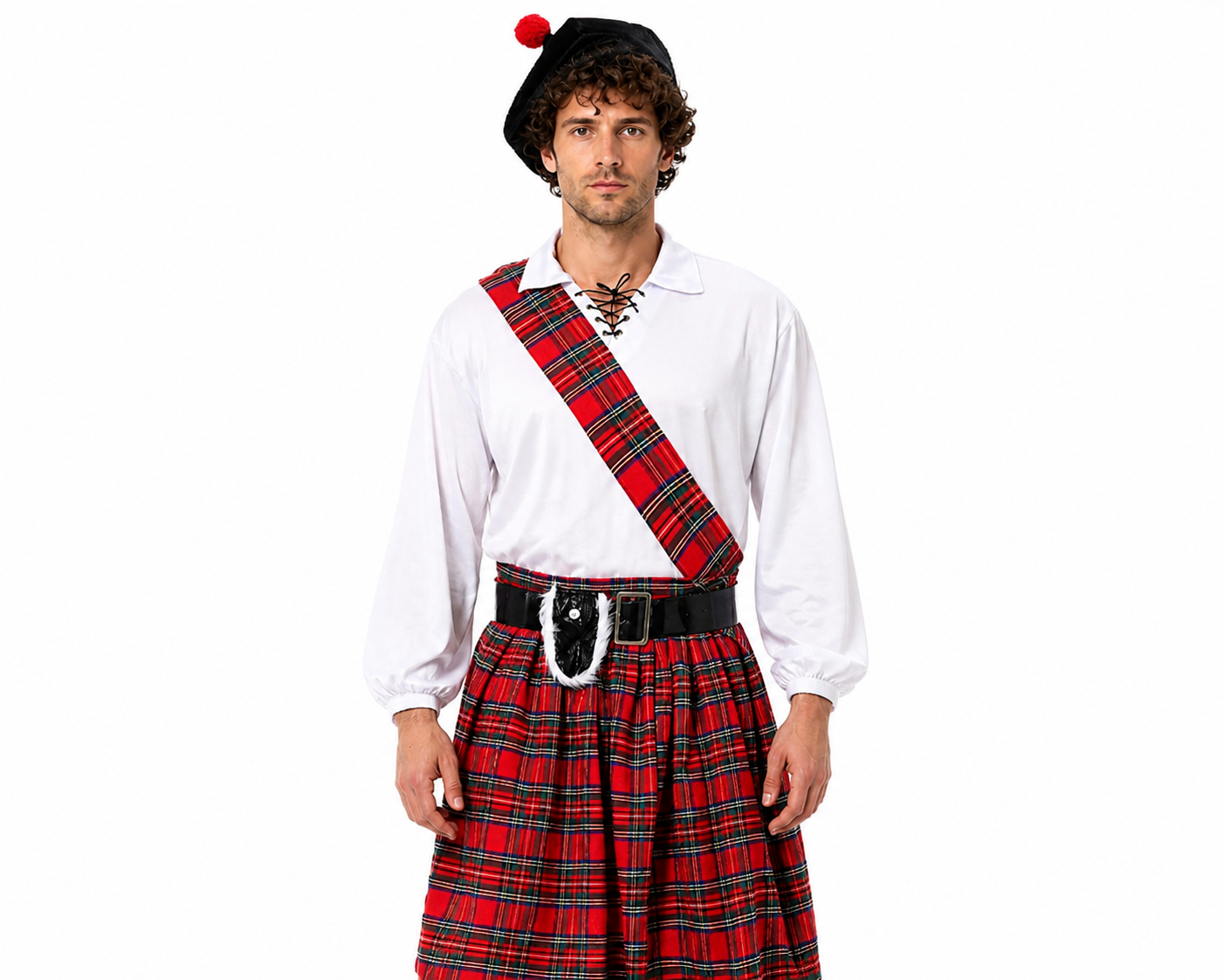 Scottish Carnival Costume with Kilt and Beret Costumes detail 3