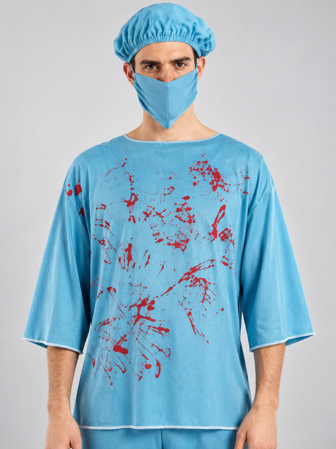 Bloody Doctor Halloween Costume: Shirt, Pants, Mask