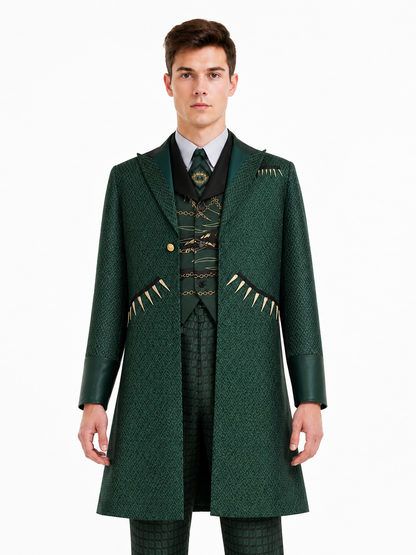 Suit set with jacket, vest, and trousers product detail 3