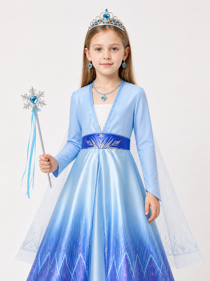 Ice Princess Halloween Carnival Costume