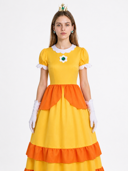 Princess Costume Long Dress with Gloves Costume Dresses detail 3