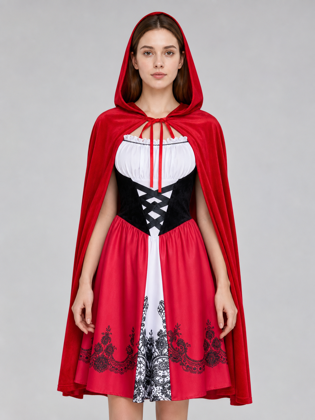 Little Red Riding Hood Costume: Dress and Cape