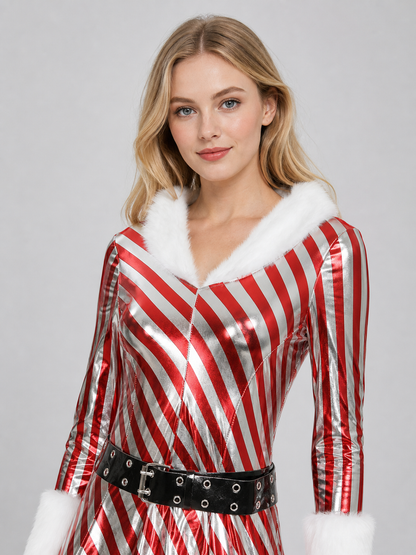 Christmas Hooded Costume Dress