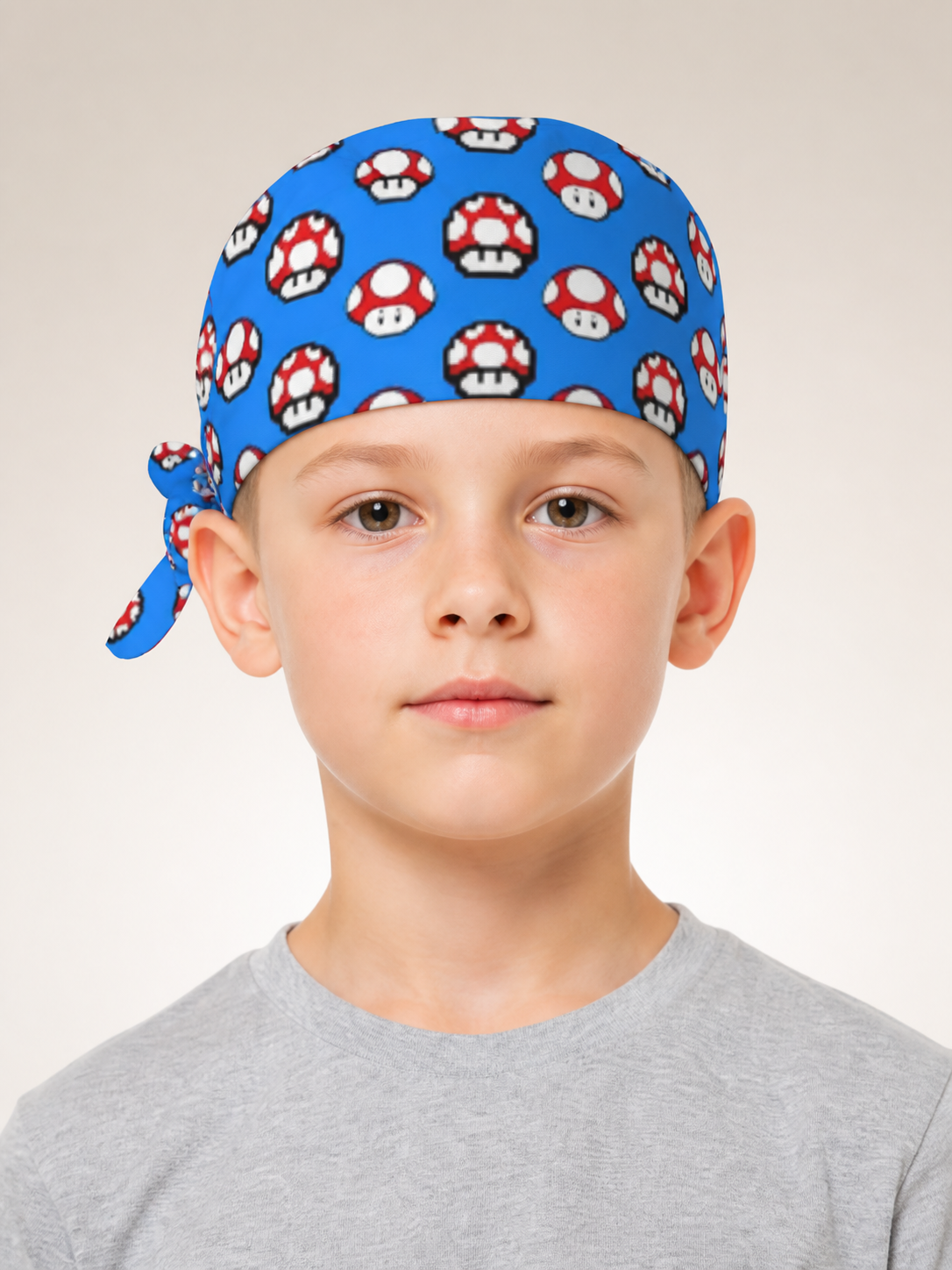 Halloween Carnival Head Covering with Mushroom Design Costumes detail 2