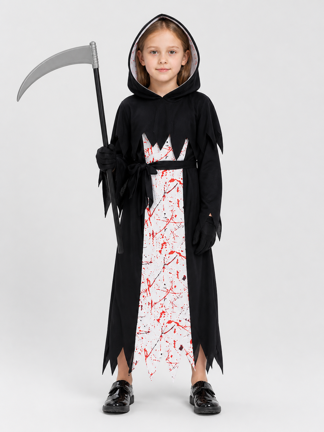 Death Costume for Cosplay: Hood and Scythe Costumes detail 3
