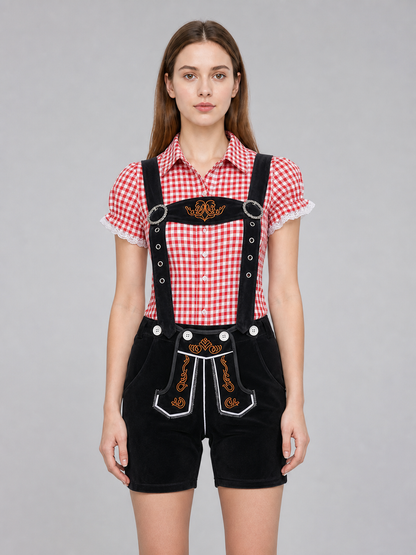 Oktoberfest-Style Costume: Shirt and Shorts