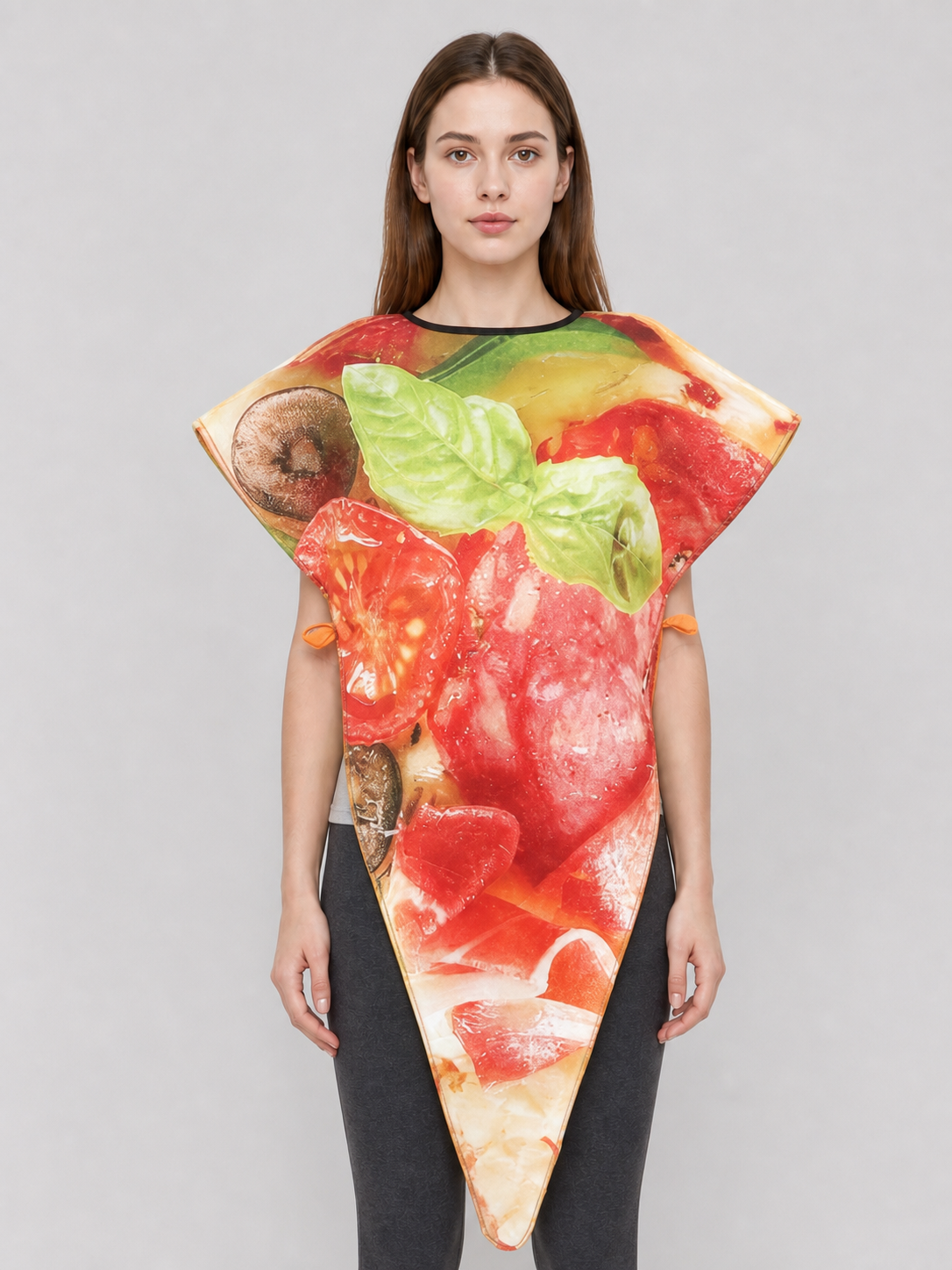 Pizza Slice Halloween Costume upper body view