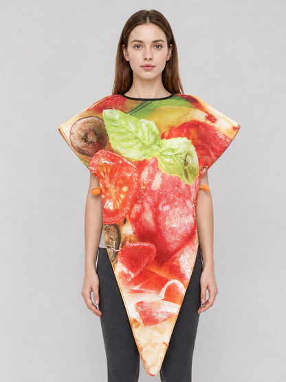 Pizza Slice Halloween Costume upper body view