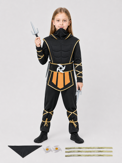 Ninja Cosplay Costume with Mask and Accessories Costume Masks detail 3
