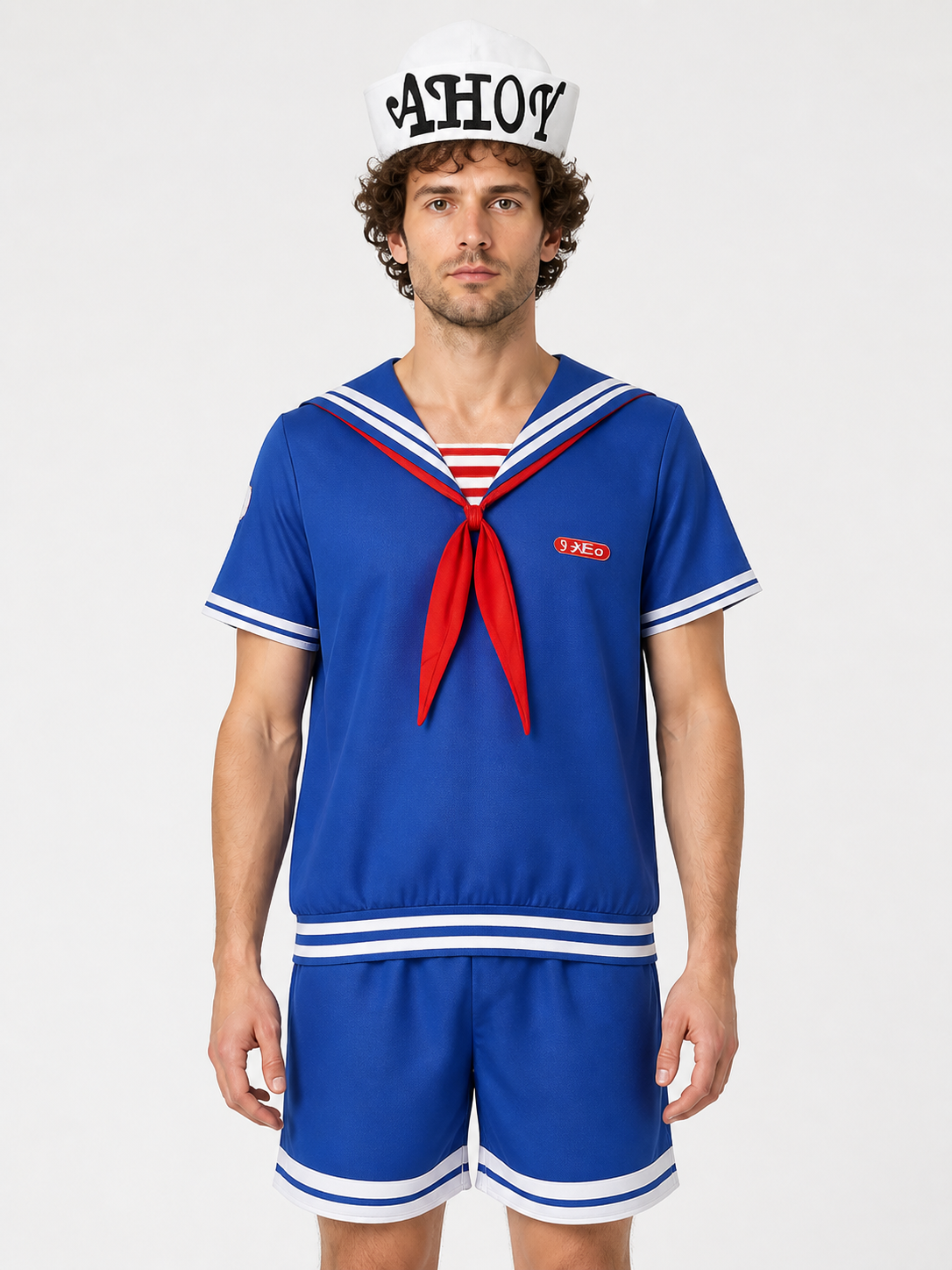 Children’s Sailor Costume with Shorts and Cap product detail 3